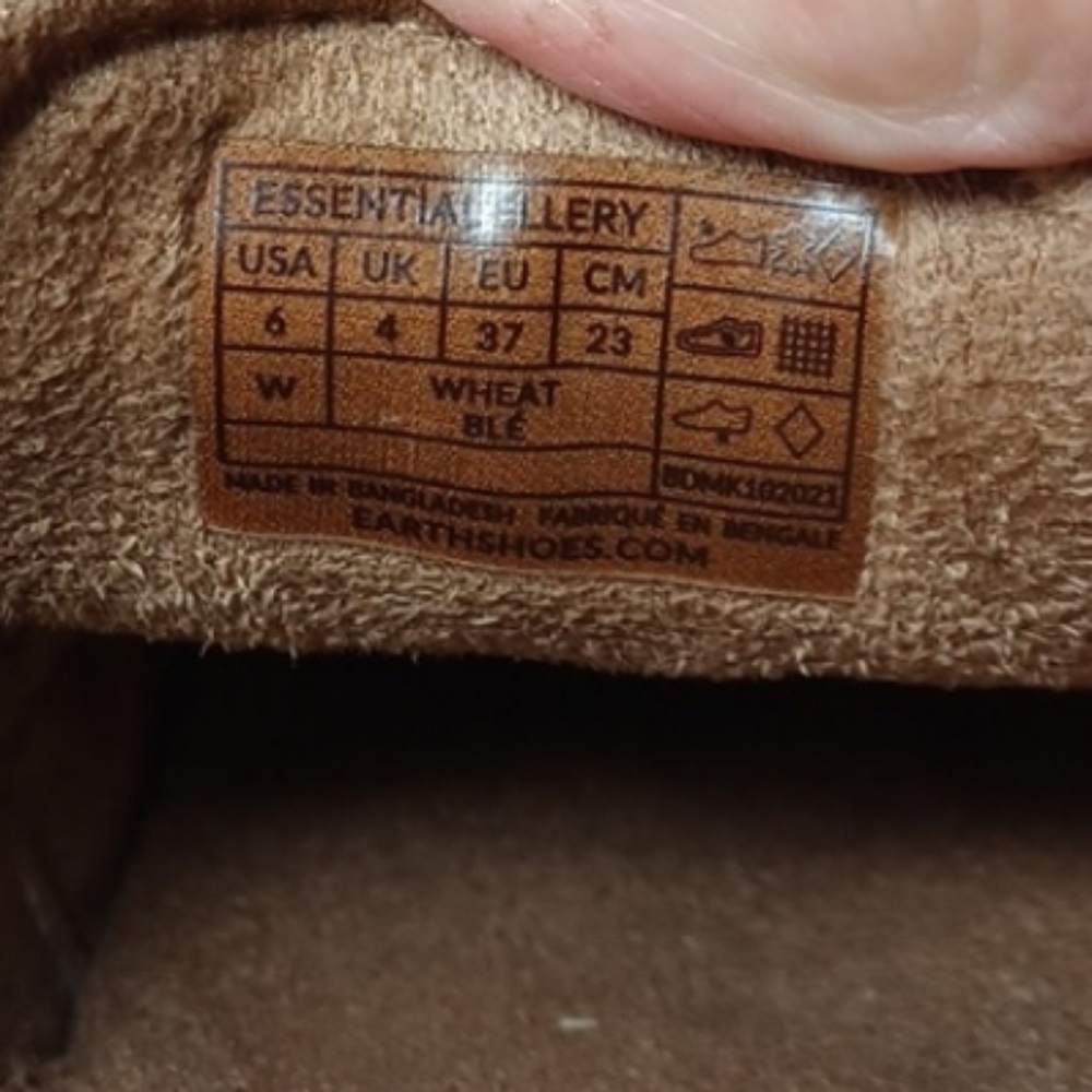 Earth Orgin Womans Tan Suede Clog Cork Slip On Comfort Shoes Sz 6 W New - Picture 11 of 11